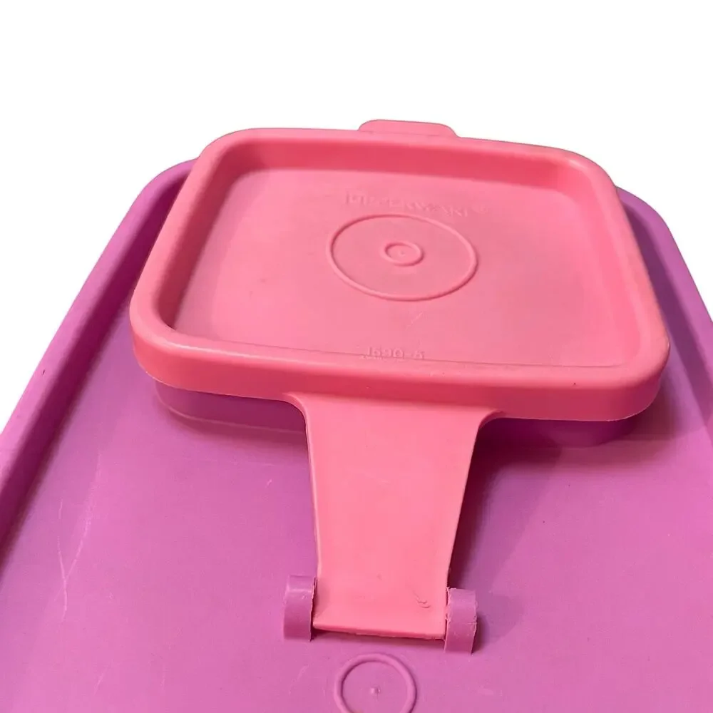 Tupperware Flip Top Lid 1589 Cereal Keeper Store N Pour Purple Pink Replacement